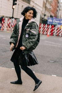 Street style at London Fashion Week Fall 2026
