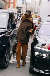 Street style at London Fashion Week Fall 2026