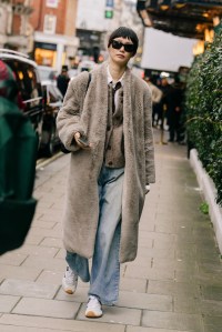 Street style at London Fashion Week Fall 2026