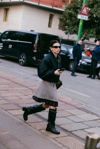 Street Style at Milan Fashion Week Fall 2026