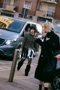 Street Style at Milan Fashion Week Fall 2026