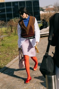 Street Style at Milan Fashion Week Fall 2026