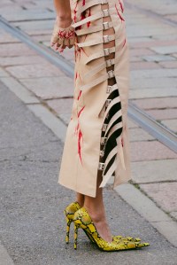 Street Style Shoes at Milan Fashion Week