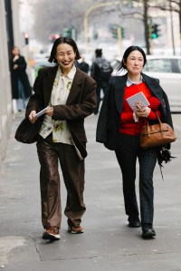 Street Style at Milan Fashion Week Fall 2026