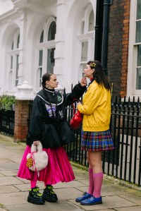 Street Style at London Fashion Week Fall 2026