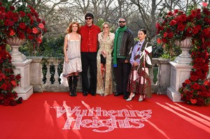 LONDON, ENGLAND - FEBRUARY 04: (L-R) Alison Oliver, Jacob Elordi, Margot Robbie, Shazad Latif and Hong Chau attend the London photocall of "Wuthering Heights" at Spencer House on February 04, 2026 in London, England. (Photo by Jeff Spicer/Getty Images for Warner Bros.)