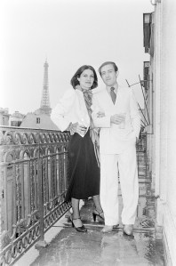 Designer Paloma Picasso and Rafael Lopez-Sanchez