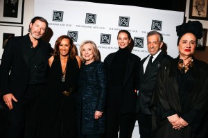 Ed Burns, Donna Karan, Hillary Clinton, Christy Turlington Burns, Kenneth Cole and Rebecca Moses