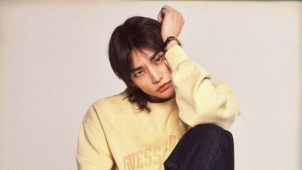 Korean singer Hyunjin for Guess.