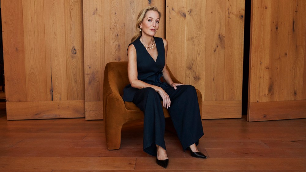 Gillian Anderson stars in the M&S Spring 2026 campaign.