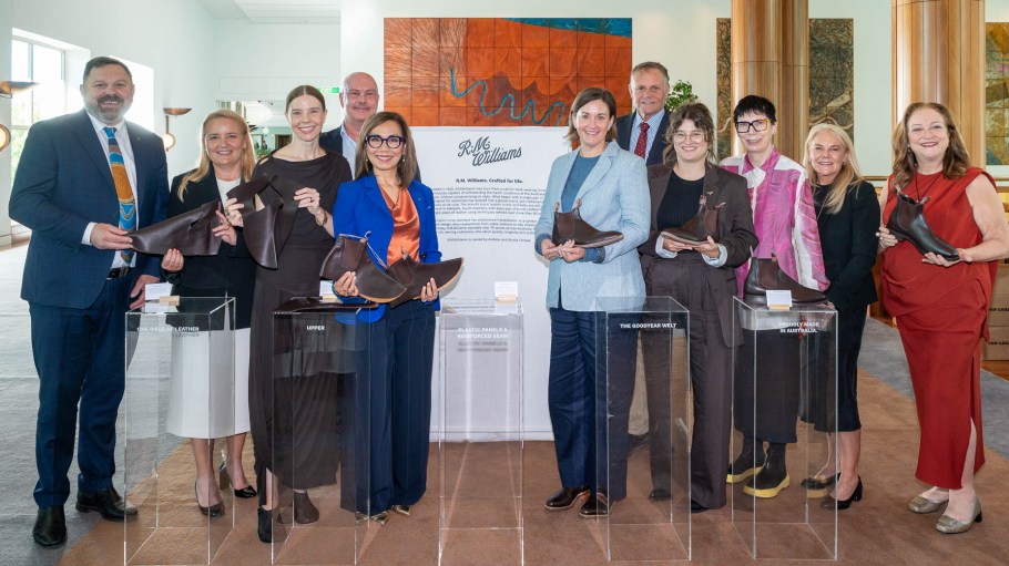 Members of the Australian Parliament, the Australian Fashion Council and industry guests at the launch of the AFC’s National Manufacturing Strategy at Parliament House.