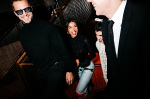 Brendan Fallis and Hannah Bronfman