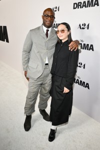 Barry Jenkins and Lulu Wang at "The Drama" Los Angeles Premiere held at DGA Theater Complex on March 17, 2026 in Los Angeles, California.
