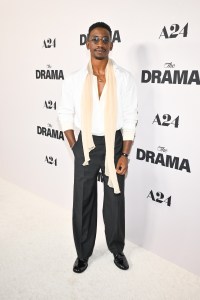 Mamoudou Athie at "The Drama" Los Angeles Premiere held at DGA Theater Complex on March 17, 2026 in Los Angeles, California.