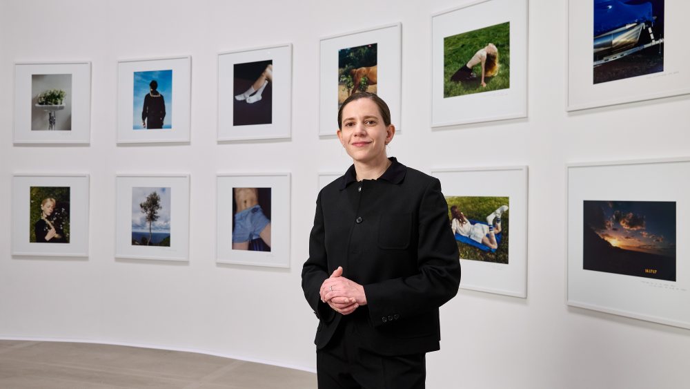 Coco Capitán at her exhibition "ArtisTree Selects: Imagination Investments" at Taikoo Place