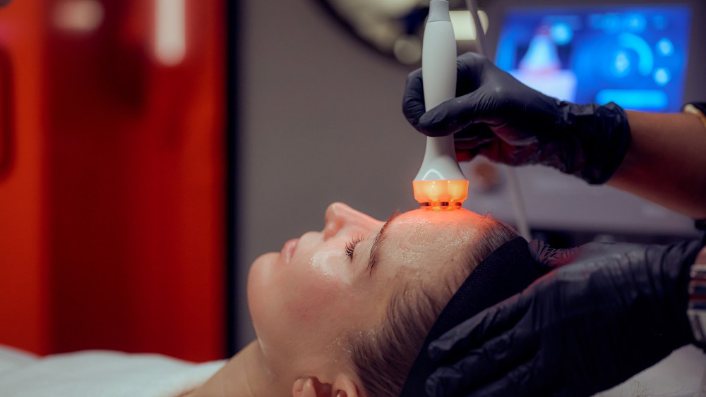 Aesthetica Skin Lab facial with tool