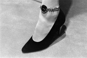 Maud Frizon accessorized pumps, New York, 1985.