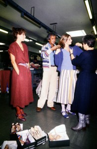 Preview of the Missoni Spring 1978 Ready to Wear collection in Milan, Italy, on October 11, 1977.