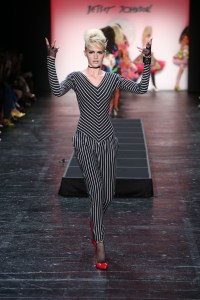 Model on Catwalk (Photo by Thomas Iannaccone/WWD/Penske Media via Getty Images)