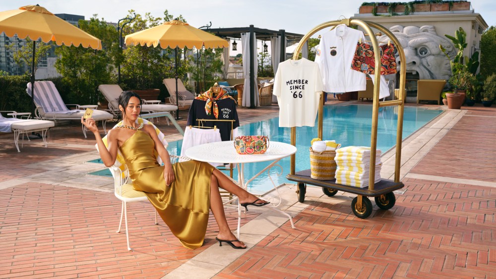 Laura Harrier, American Express, Staud