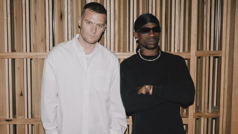 Matthew M. Williams and Travis Scott, Oakley's dynamic duo. Williams is creative director of apparel, footwear and accessories, while Scott is chief visionary officer.