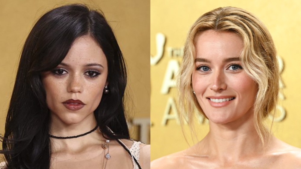 Jenna Ortega and Sarah Pigeon at the SAG Actor Awards 2026.