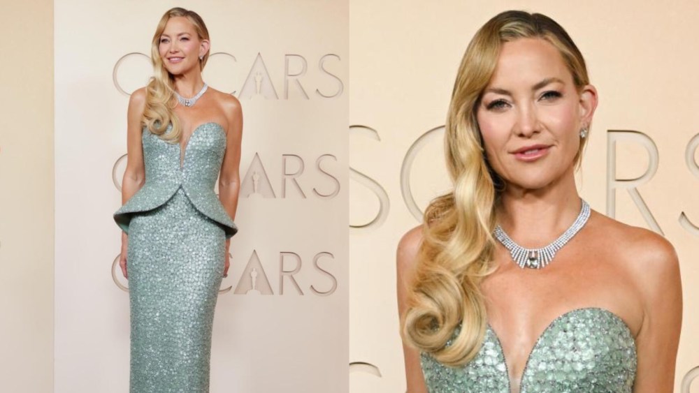 Kate Hudson in Giorgio Armani Prive at the 2026 Oscars.