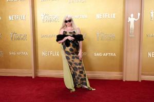 Megan Stalter at The 32nd Annual Actor Awards Presented by SAG-AFTRA held at the Shrine Auditorium and Expo Hall on March 01, 2026 in Los Angeles, California.