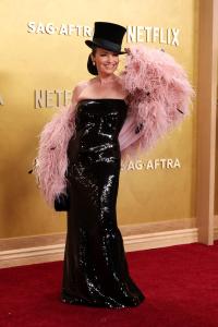 Fran Drescher at The 32nd Annual Actor Awards Presented by SAG-AFTRA held at the Shrine Auditorium and Expo Hall on March 01, 2026 in Los Angeles, California.