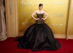Sofia Carson at the 32nd Annual Actor Awards Presented by SAG-AFTRA held at Shrine Auditorium and Expo Hall on March 01, 2026 in Los Angeles, California.