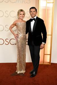Kelly Ripa and Mark Consuelos at the 98th Annual Oscars held at Dolby Theatre on March 15, 2026 in Hollywood, California.
