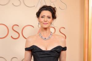 Maria Fernanda Cândido at the 98th Annual Oscars held at Dolby Theatre on March 15, 2026 in Hollywood, California.