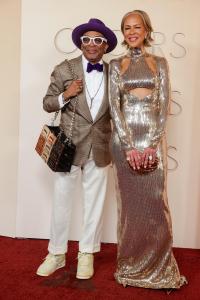 Spike Lee and Tonya Lewis Lee at the 98th Annual Oscars held at Dolby Theatre on March 15, 2026 in Hollywood, California.