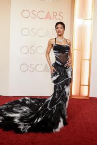 Teyana Taylor at the 98th Annual Oscars held at Dolby Theatre on March 15, 2026 in Hollywood, California.