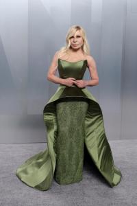 Donatella Versace at the 2026 Vanity Fair Oscar Party held at the Los Angeles County Museum of Art on March 15, 2026 in Beverly Hills, California.