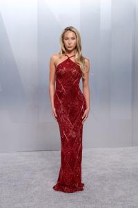 Alix Earle at the 2026 Vanity Fair Oscar Party held at the Los Angeles County Museum of Art on March 15, 2026 in Beverly Hills, California.