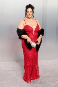 Lina Polimeni at the 2026 Vanity Fair Oscar Party held at the Los Angeles County Museum of Art on March 15, 2026 in Los Angeles, California.