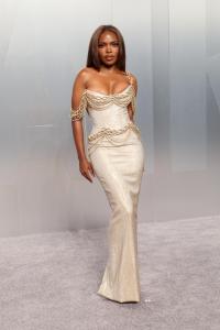 Ryan Destiny at the 2026 Vanity Fair Oscar Party held at the Los Angeles County Museum of Art on March 15, 2026 in Los Angeles, California.