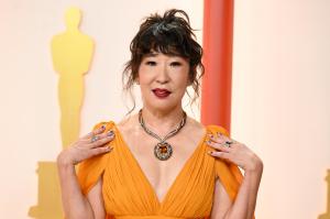 Sandra Oh at the 95th Annual Academy Awards held at Ovation Hollywood on March 12, 2023 in Los Angeles, California.