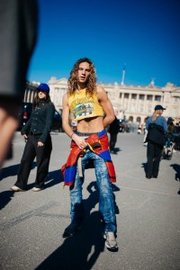 Denim Street Style at Paris Fashion Week