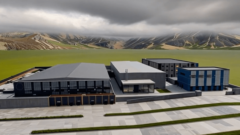 A rendering of the new facility.