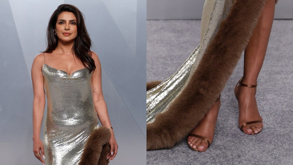 Priyanka Chopra Jonas at the 2026 Vanity Fair Oscar Party held at the Los Angeles County Museum of Art on March 15, 2026 in Beverly Hills, California.
