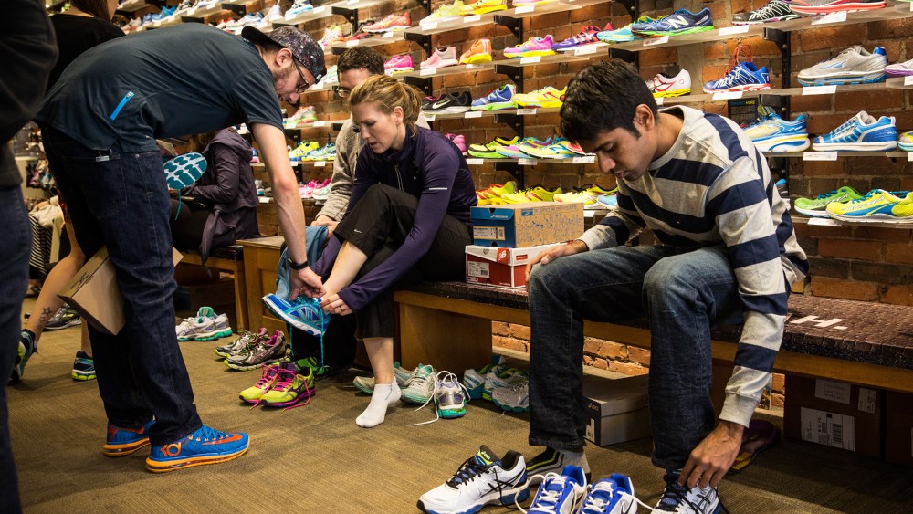 Shoe shopping, shopping for shoes