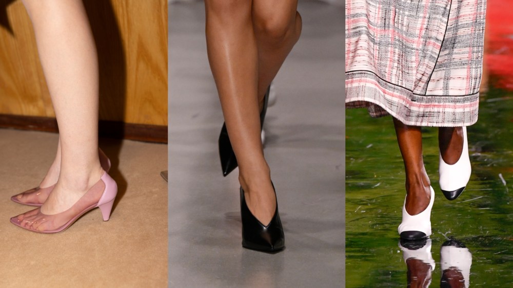 Spring 2026 shoes by Chloé, Stella McCartney and Chanel.