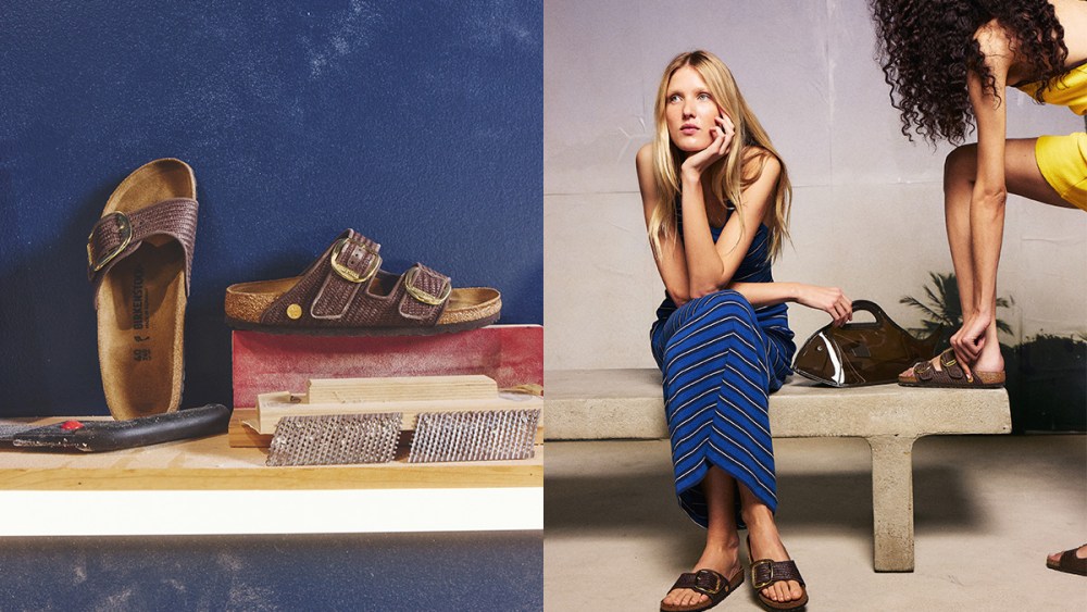 Birkenstock, Staud, Arizona, Madrid, sandals, collaboration, shoes, footwear, Arizona Big Buckle. Madrid Big Buckle