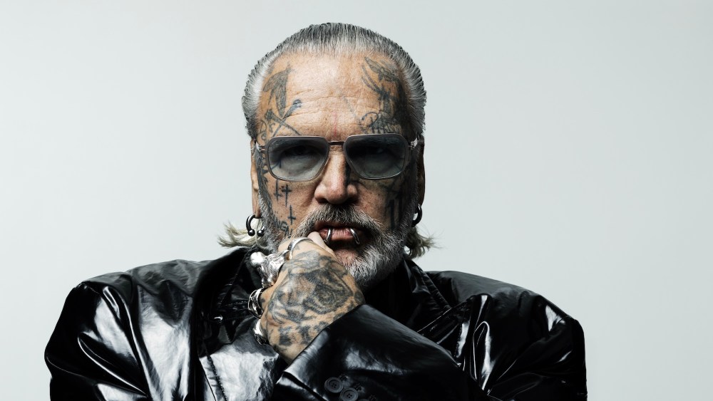 Sven Marquardt starring in the Ic! Berlin 30th anniversary campaign.