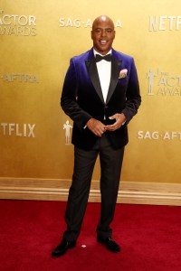 Kevin Frazier at the 32nd Annual Actor Awards Presented by SAG-AFTRA held at Shrine Auditorium and Expo Hall on March 01, 2026 in Los Angeles, California.