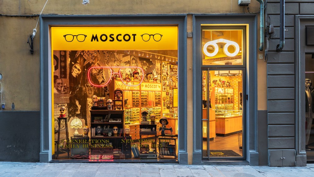 The Moscot flagship store in Florence, Italy.