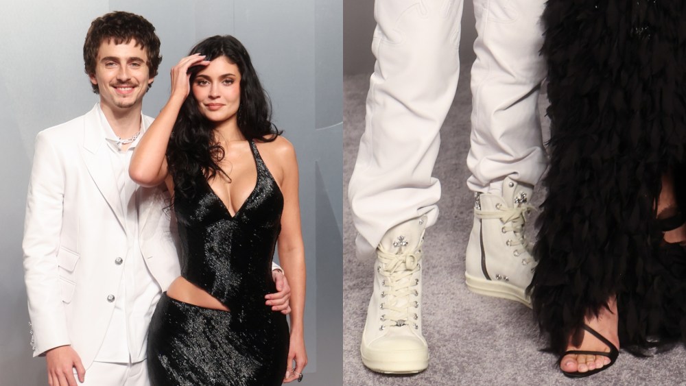 Timothée Chalamet and Kylie Jenner at the 2026 Vanity Fair Oscar Party held at the Los Angeles County Museum of Art on March 15, 2026 in Los Angeles, California.