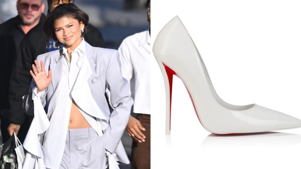 Zendaya wore Christian Louboutin's Miss Z pump on March 16, 2026 in Los Angeles.